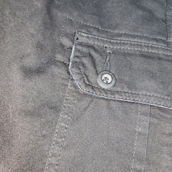 US POLO ASSOC EUC MENS SIZE 38W CARGO BLACK BELTED SHORTS - Picture 2 of 10